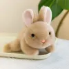 Very precious, fragrant, soft, magnetic Mi Rabbit fridge magnet, plush doll, toy table companion doll, cute and fun, ideal for gifting. Beige plush rabbit magnetic sticker switch for home decoration. Beige plush rabbit details Picture